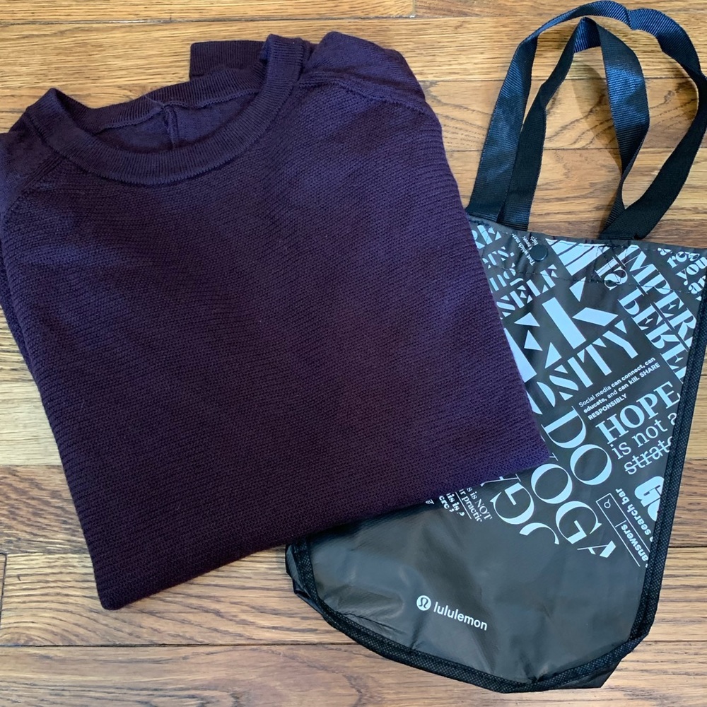 🍋 Lululemon Sit in Lotus sweater, like new!
